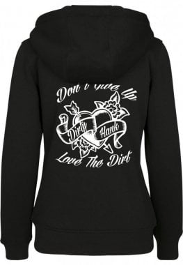 Don´t give up love the dirt hoodie dam