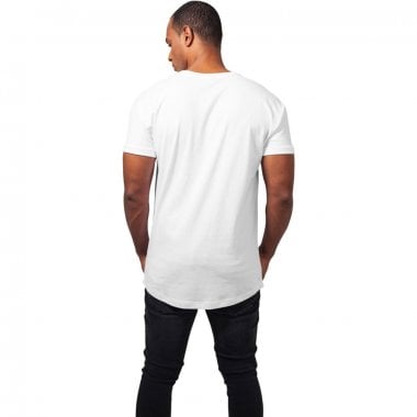 Lång t-shirt vit 2