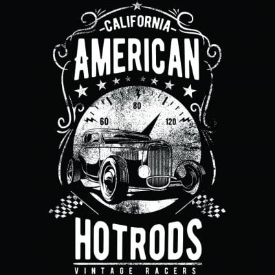 Rockabillykläder - American Hotrod T-shirt