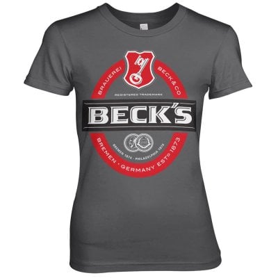 Beck's Label Logo Tjej T-shirt 1