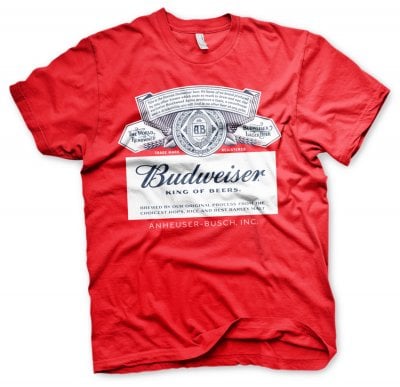 Budweiser Label T-Shirt 1