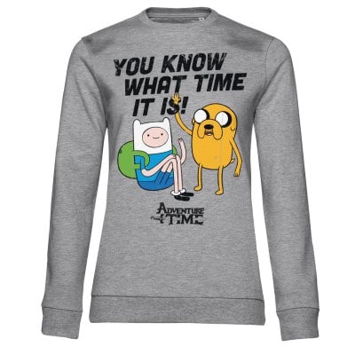 It's Adventure Time Girly Sweatshirt 1