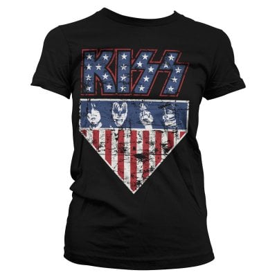 KISS Stars & Stripes tjej t-shirt 1