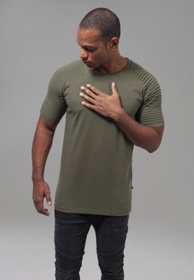 T-shirt med ribbade ärmar 7
