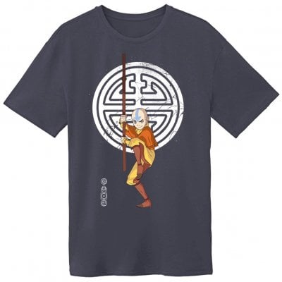 Avatar Aang With Symbols T-Shirt
