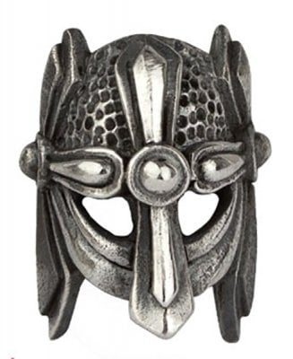Vikingahjälm skäggpärla 925 silver 1