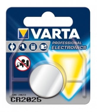 Knappcellsbatteri litium Varta CR-2025 3 V Silver 0