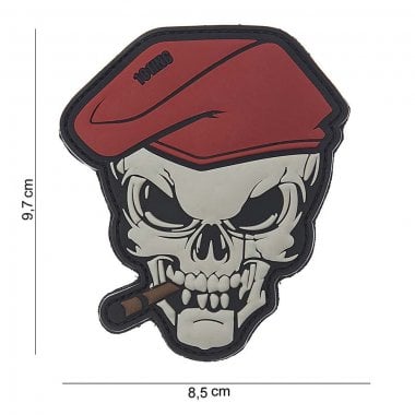 Skull cigar PVC patch 0