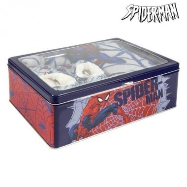 Metallbox med filt och tofflor Spiderman 1