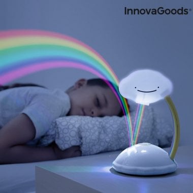 Regnbågslampa med LED natt