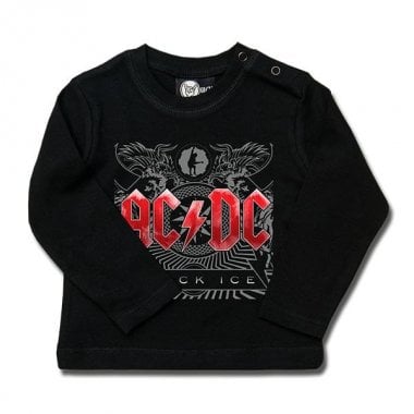 AC/DC bebis långärmad tröja - Black Ice