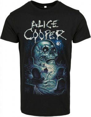 Alice Cooper Graveyard Blue T-shirt