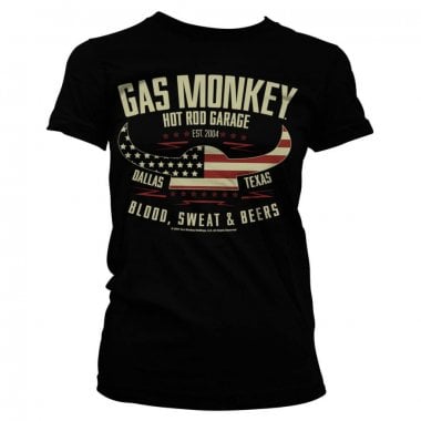 American Viking Gas Monkey Garage tjej t-shirt
