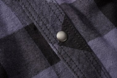Ärmlös flanellskjorta grå/svart 5