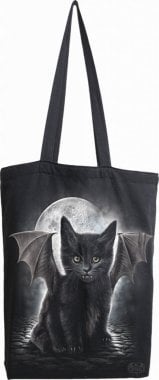 Bat cat miljövänlig canvasväska