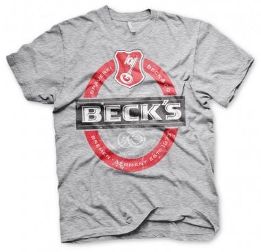 Beck's Beer Washed Label Logo T-Shirt 3
