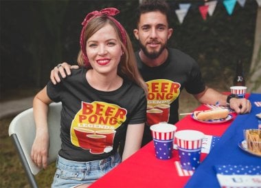 Beer pong legends T-shirts