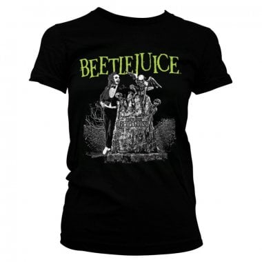 Beetlejuice headstone T-shirt tjej