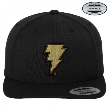 Black Adam - Lightning Patch Snapback Cap 1