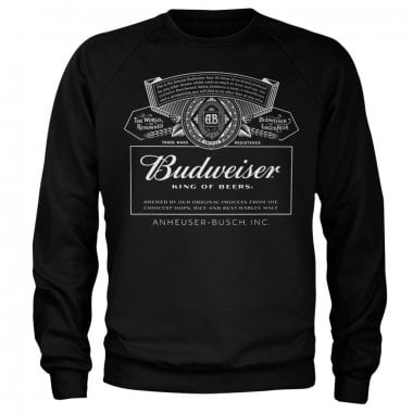Budweiser White Logo Sweatshirt 2
