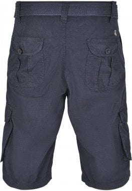 Cargo shorts med bälte och ripstop 9