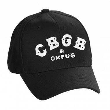 CBGB & OMFUG logo flexfit baseball keps 1
