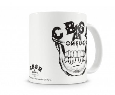 CBGB & OMFUG Skull kaffemugg 2