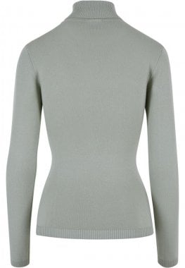 Elegant stickad turtleneck tröja 11