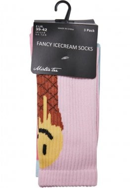 Fancy Icecream Socks 3-Pack 5