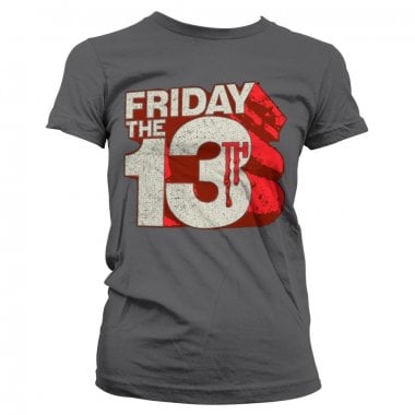 Friday The 13th Block Logo Girly Tee 2