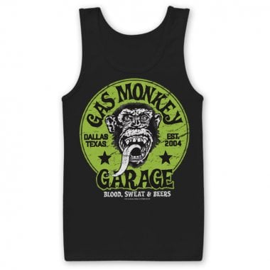 Gas Monkey Garage Grön Logo linne
