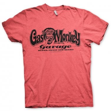 Gas Monkey Garage logo T-shirt red