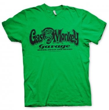 Gas Monkey Garage logo T-shirt green