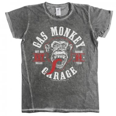 Gas Monkey Garage Vintage T-shirt - Round Seal