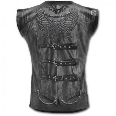 Goth Wrap allover sleeveless t-shirt 2