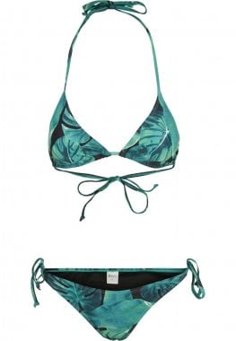 Grön mönstrad bikini 5