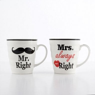 Mr. Right & Mrs. Always Right muggar 0