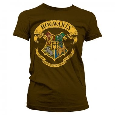 Harry Potter - Hogwarts Crest Girly Tee 3