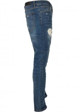 Heavy Destroyed Slim Fit Jeans 19