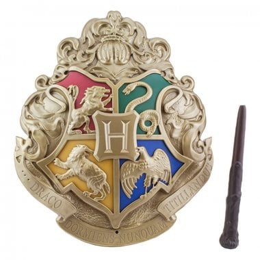 Hogwarts Crest - Harry Potter - lampa med trollstav 1