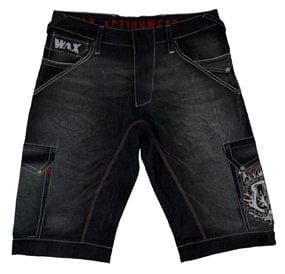 Sirocco jeansshorts svart/vit från WAX 0
