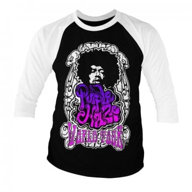 Jimi Hendrix - Purple Haze World Tour baseball 3/4 sleeve