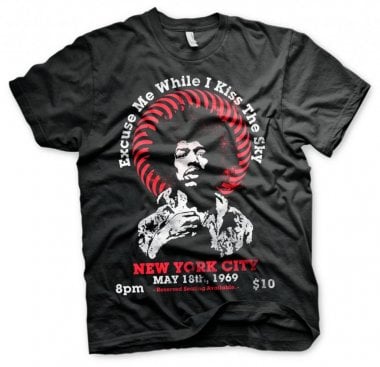 Jimi Hendrix - Live In New York T-Shirt 1