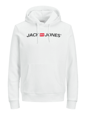 JJ vit logo hoodie herr 2