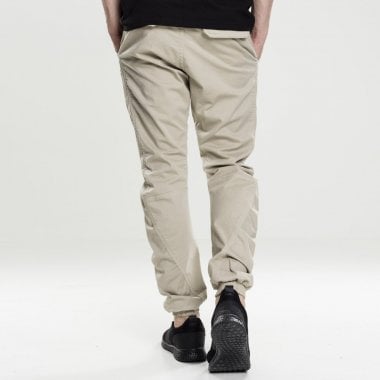 Beige Joggers med stretch