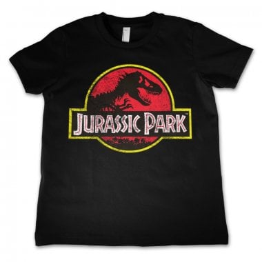 Jurassic Park Distressed Logo Kids T-Shirt 1