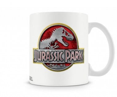 Jurassic Park Metallic Logo kaffemugg 2