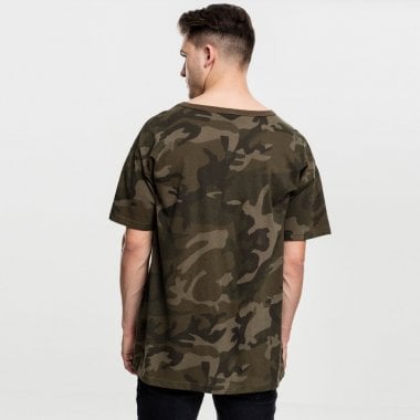 Kamouflage Oversized T-shirt oliv camo bak