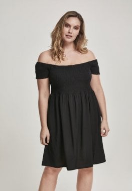 Kort klänning plus size svart