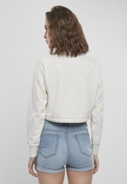 Kort sweatshirt i oversizemodell rygg